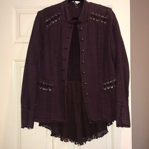 Free people purple jacket